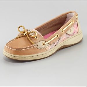 🎆🎀Sperry Top Sider Sequin Pink Plaid🎆🎀
